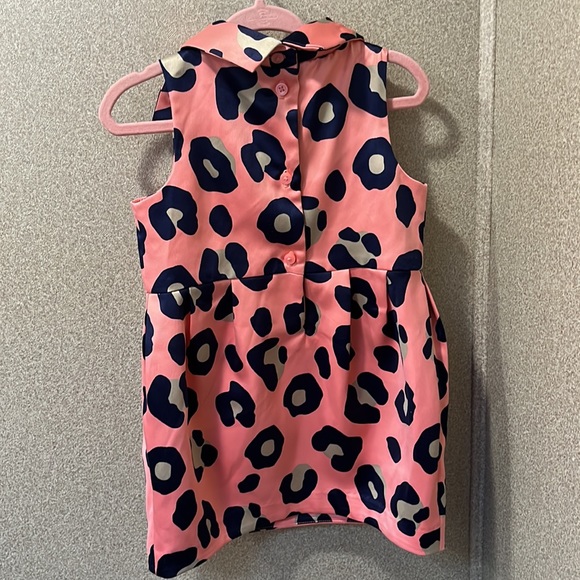 Janie and Jack pink leopard print dress - Picture 3 of 3